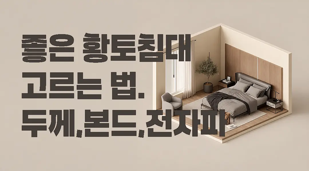 좋은 황토침대 확인 방법 3가지 - 황토판 두께 재기,측면 물티슈 테스트,전자파 측정